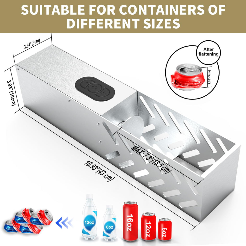 Electric Can Crusher for 12oz & 16oz Cans V5229