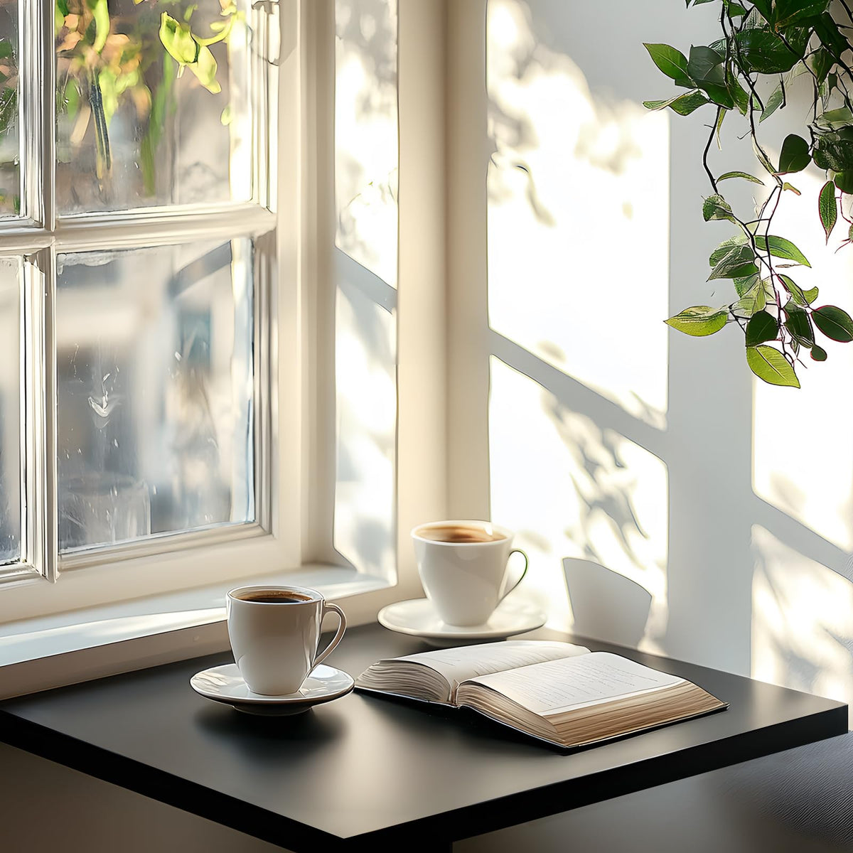 24 x 24 inches Square Melamine Table Top Pack of 2 D46002