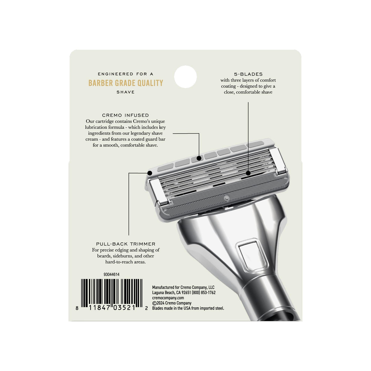 5 Blade Razors Refills, 4 ct O455