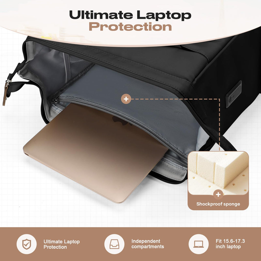 15.6-17.3" Laptop Backpack with Lunch Box Z458