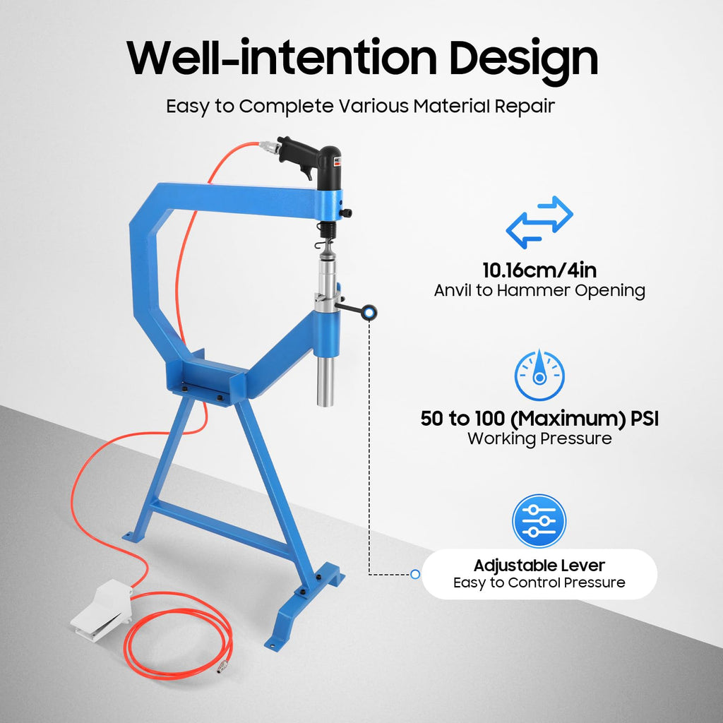 Pneumatic Planishing Hammer with 3 Anvils N88153