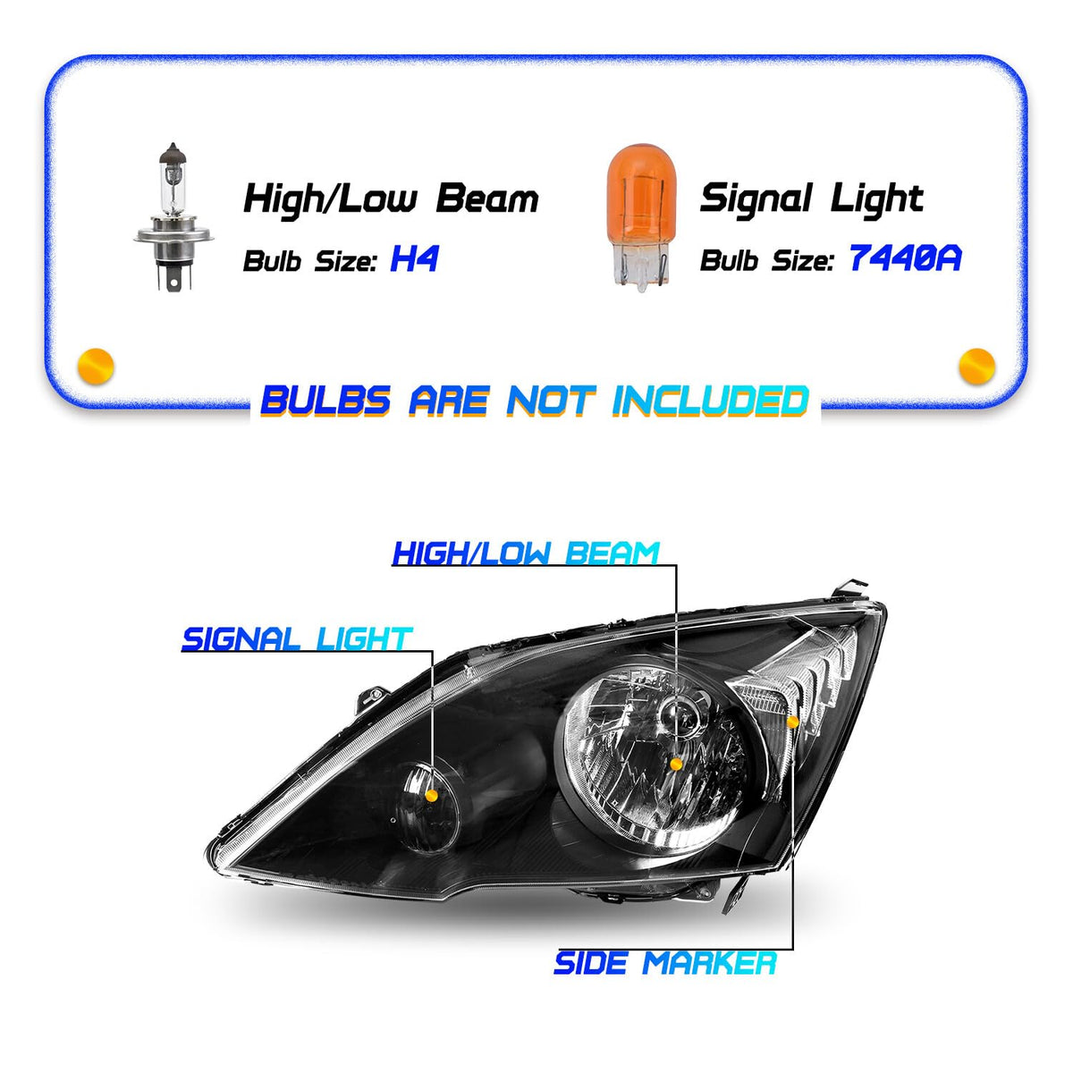 Halogen Headlight Assembly H8330