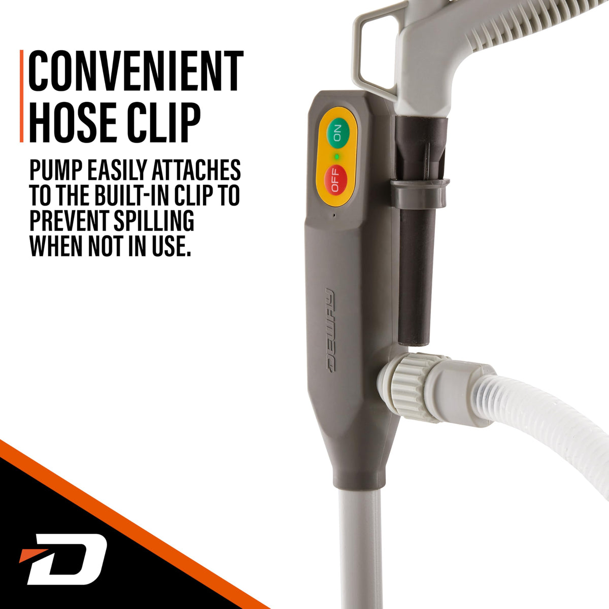 Stick Fuel Pump with Trigger Nozzle and 51in Clear Hose O106654