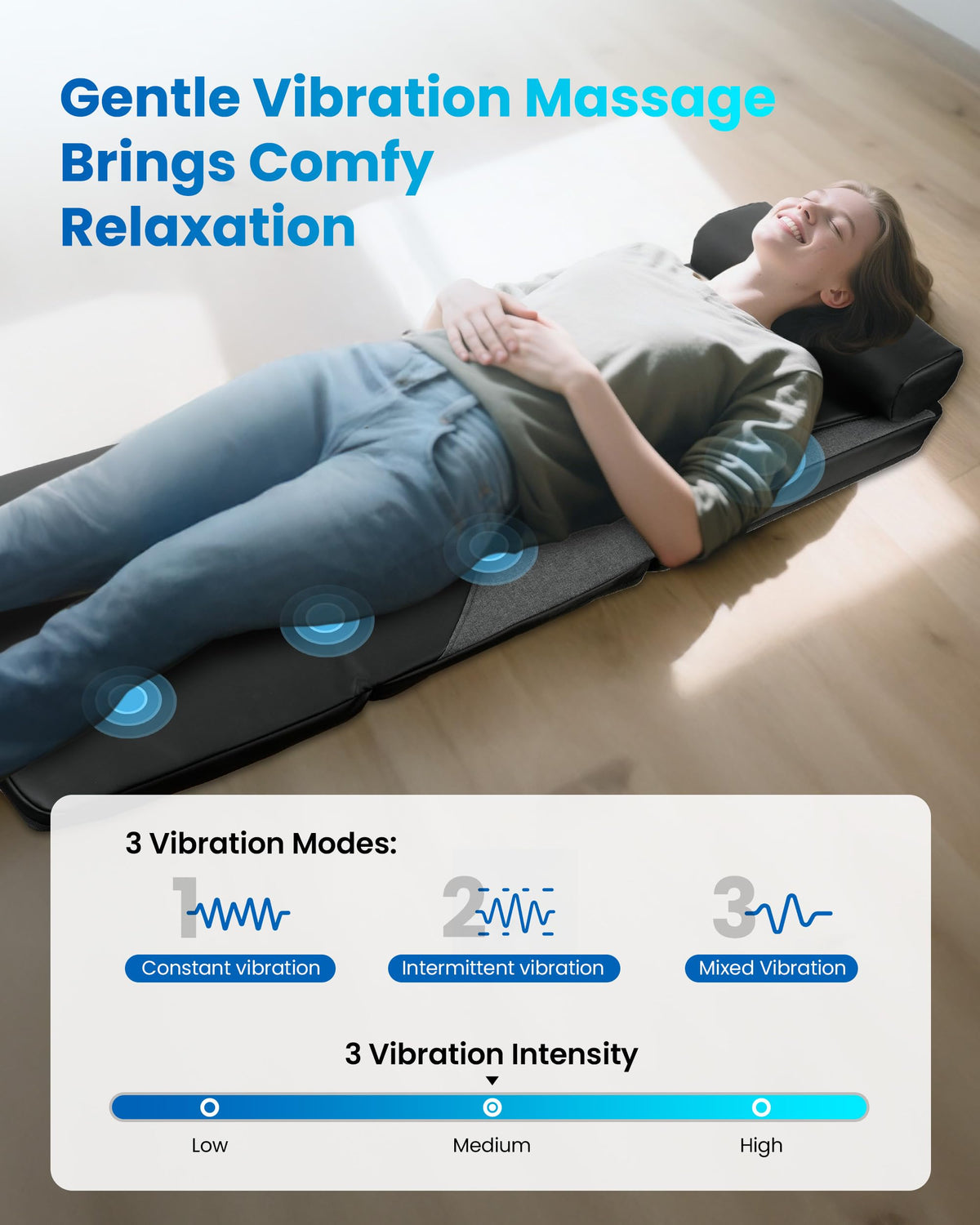 Graphene Heating Full Body Massage Mat with Heat Y55342