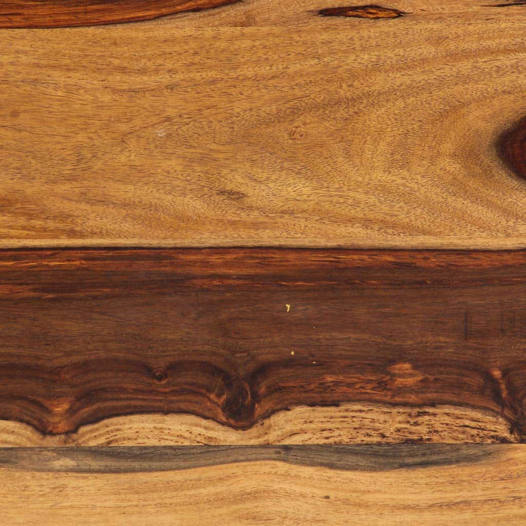 Industrial Rectangle Coffee Table 47.2"x23.6"x15.7" Solid Sheesham Wood A810