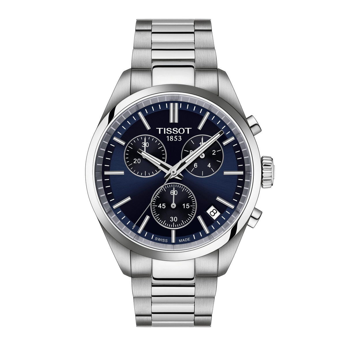 Blue Dial 40mm Quartz Chronograph Watch H354623