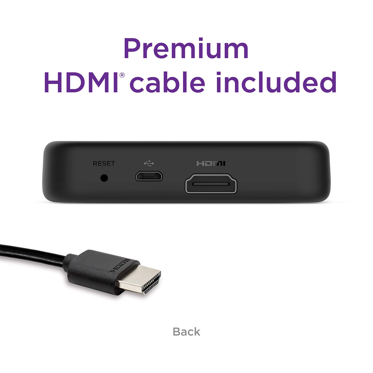 4K HDR Streaming Media Player with HDMI Cable K974