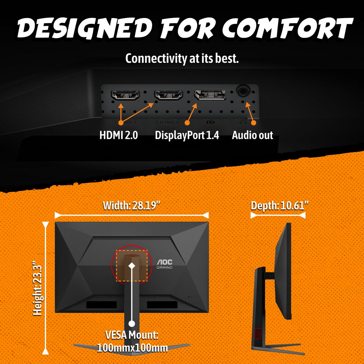 32" 4K IPS Gaming Monitor C195858
