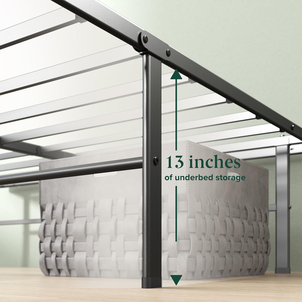 14 Inch Metal Bed Frame Queen M799621