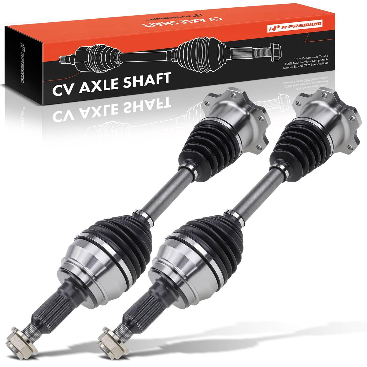 Set of 2 Front CV Axle Shaft Assembly V732723