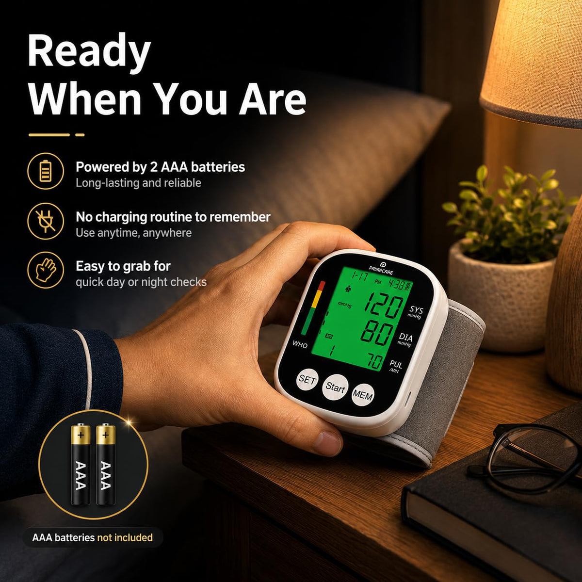 Wrist Blood Pressure Monitor I903466