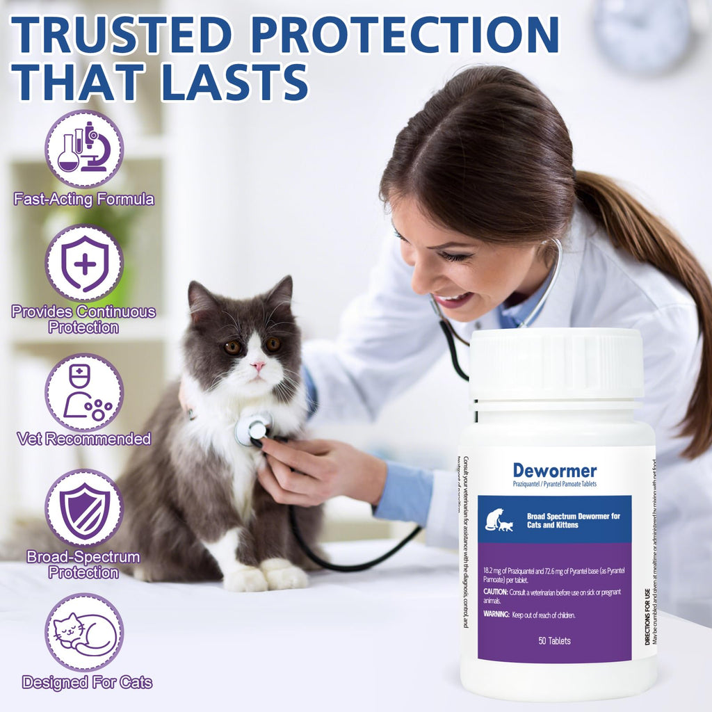 Broad-Spectrum Dewormer, 50 Tablets E4601