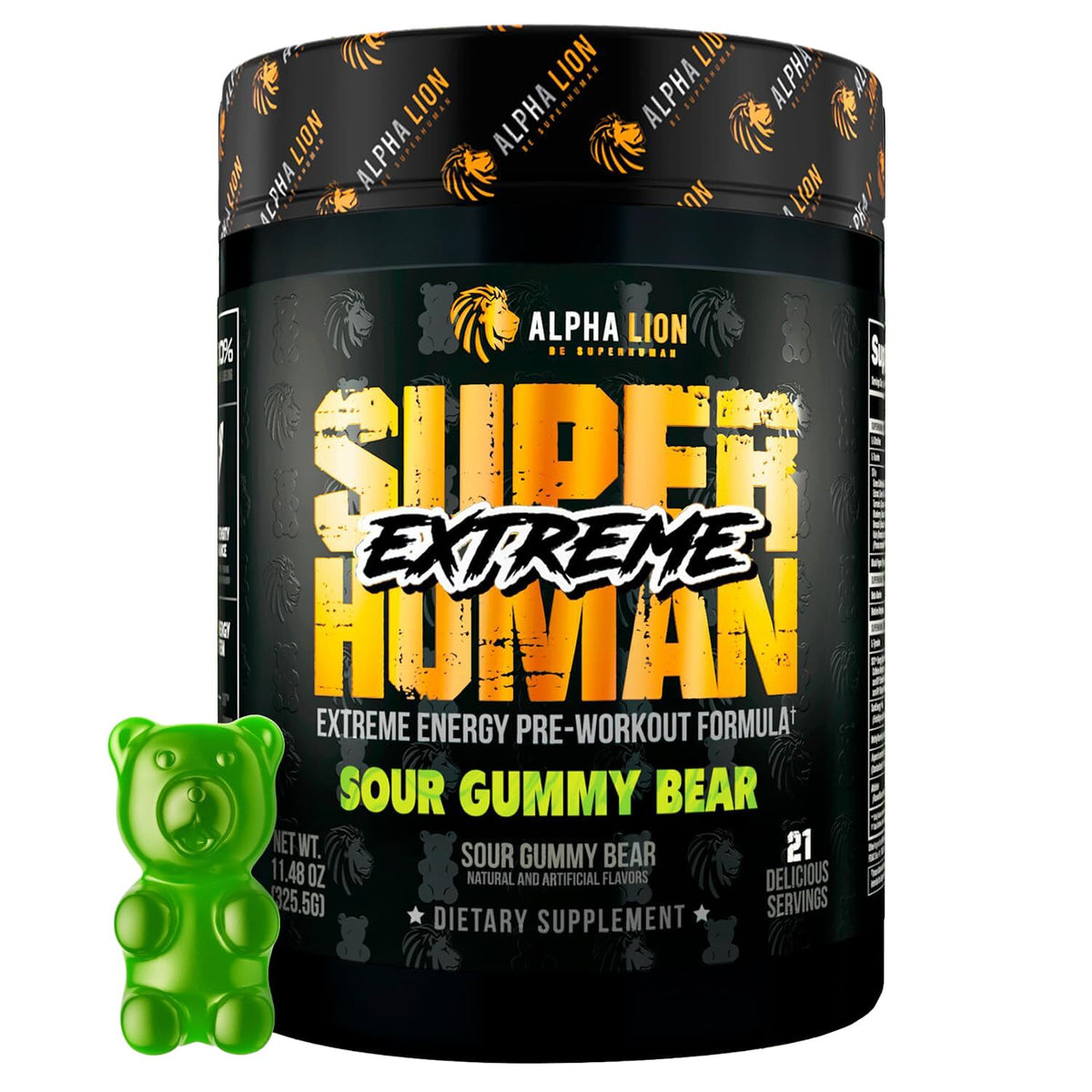 High Stim Pre Workout Powder with Beta Alanine, L-Taurine & Caffeine, 21 Servings G490023