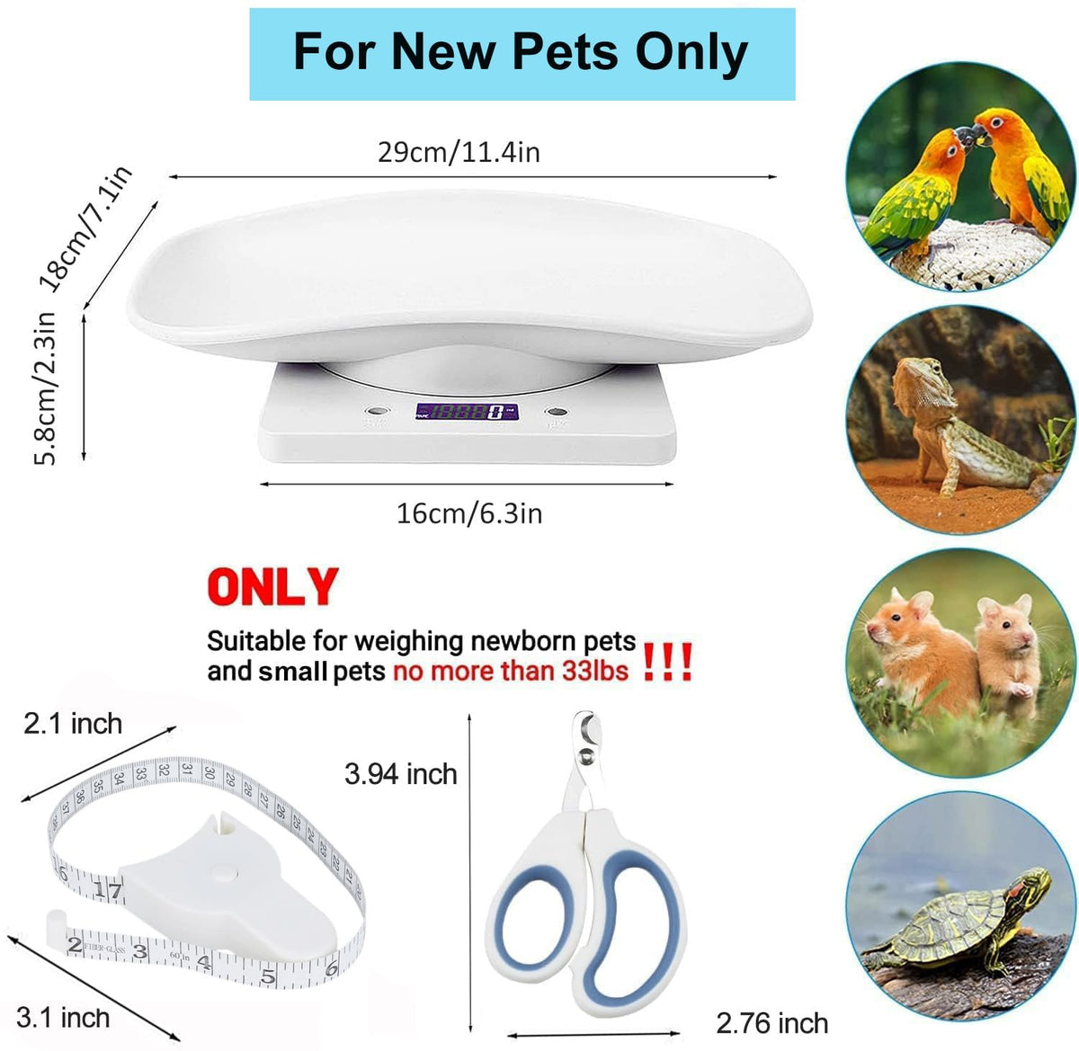 Digital Pet Scale O706