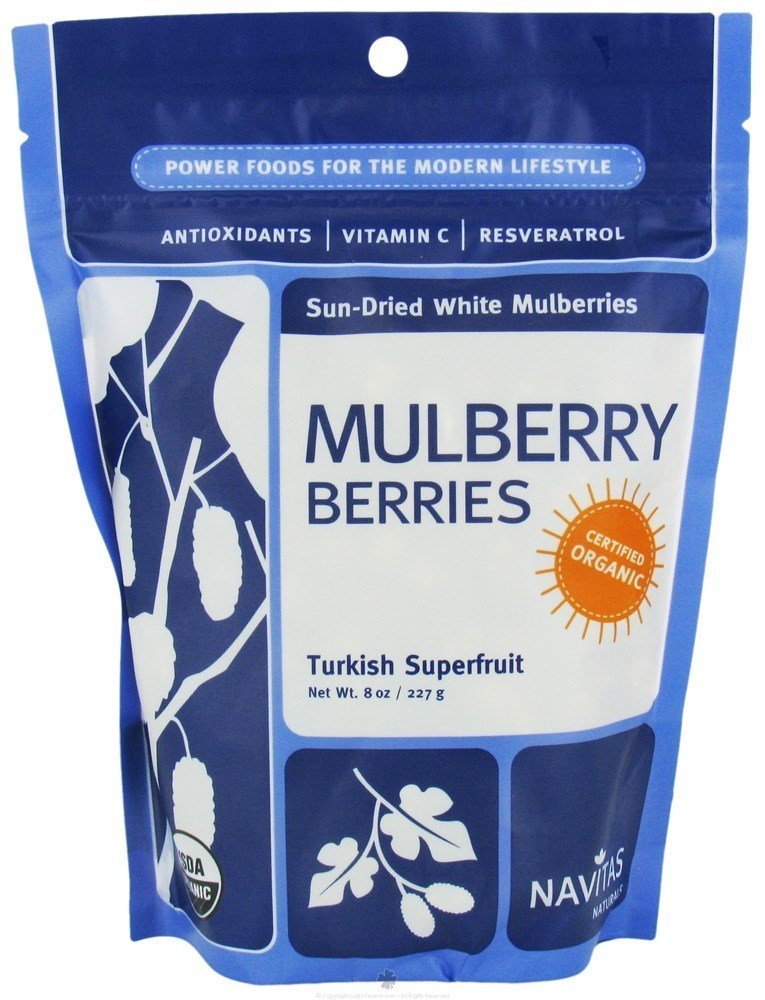 Organic Mulberries 8 oz 4-Pack Q247