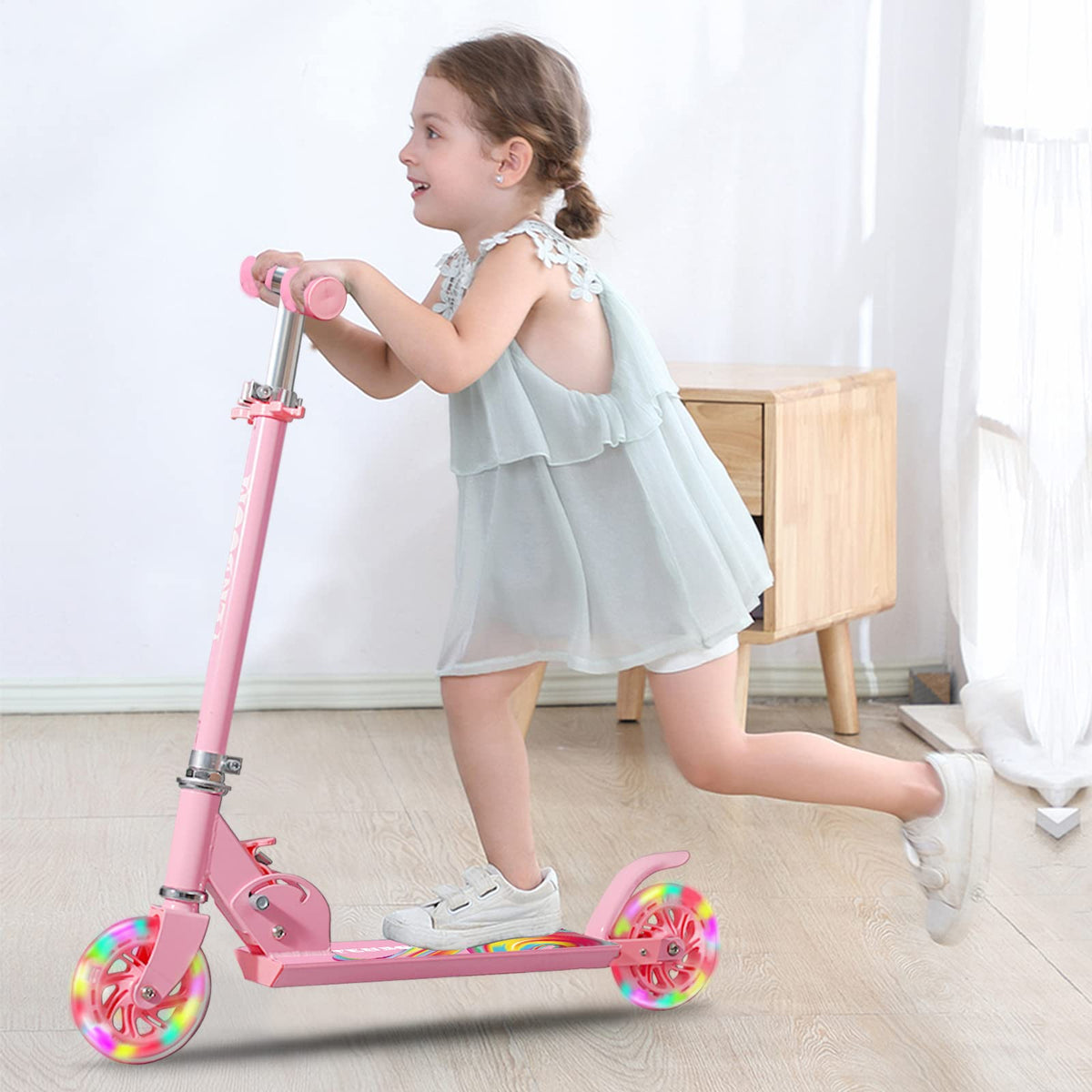 Folding Kids Scooter with Adjustable Handlebar S91344