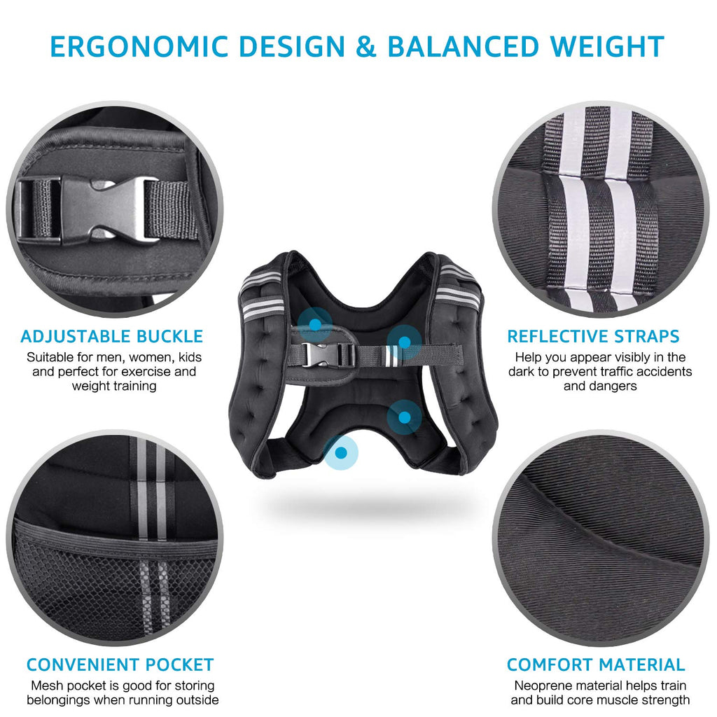 1 Pair 5Lbs Adjustable Ankle Weights N22016