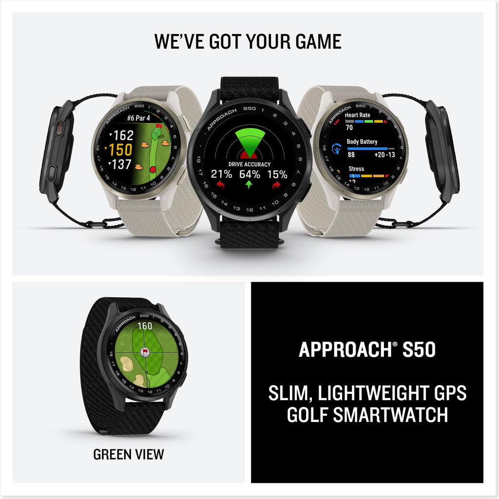 Slate Black Golf GPS Watch D450779