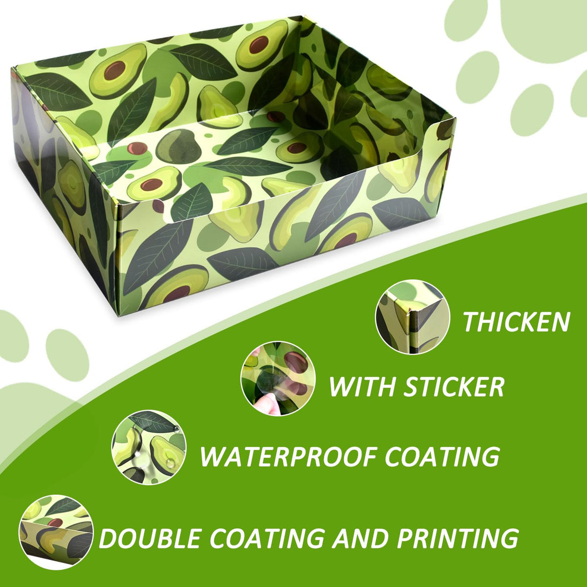 30 PCS Foldable Waterproof Cat Litter Boxes Z65174