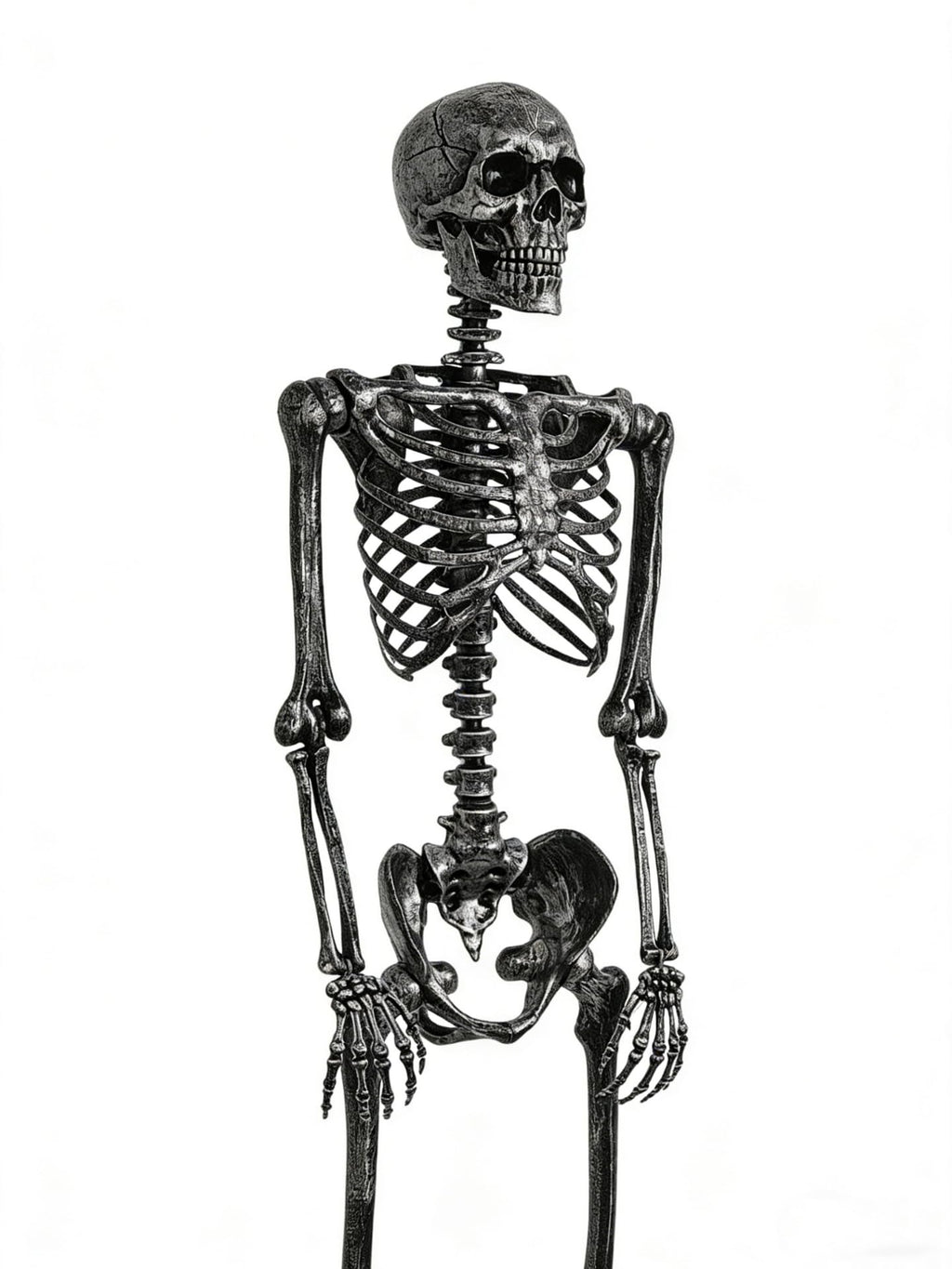 5 FT Posable Black Skeleton S997