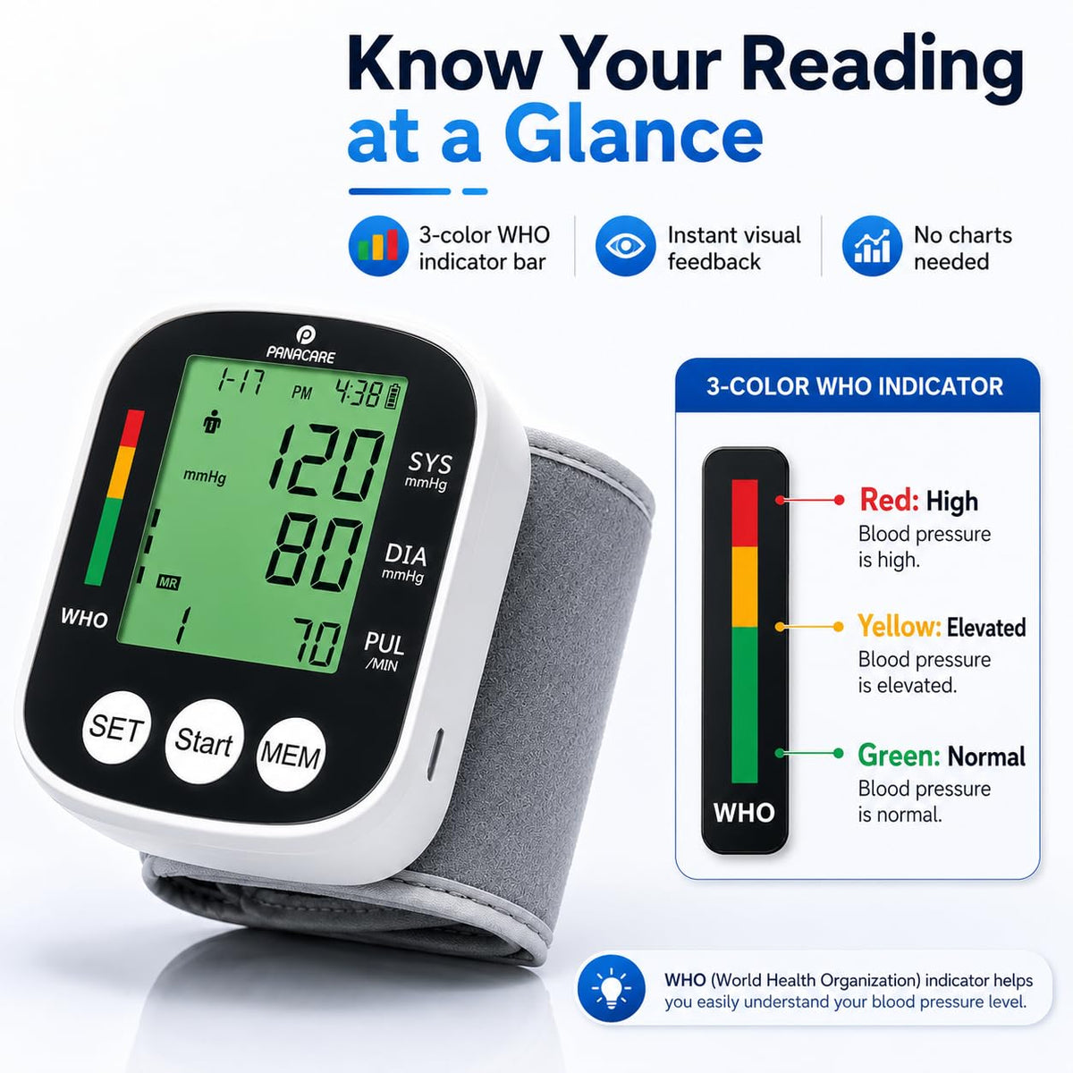 Wrist Blood Pressure Monitor I903466