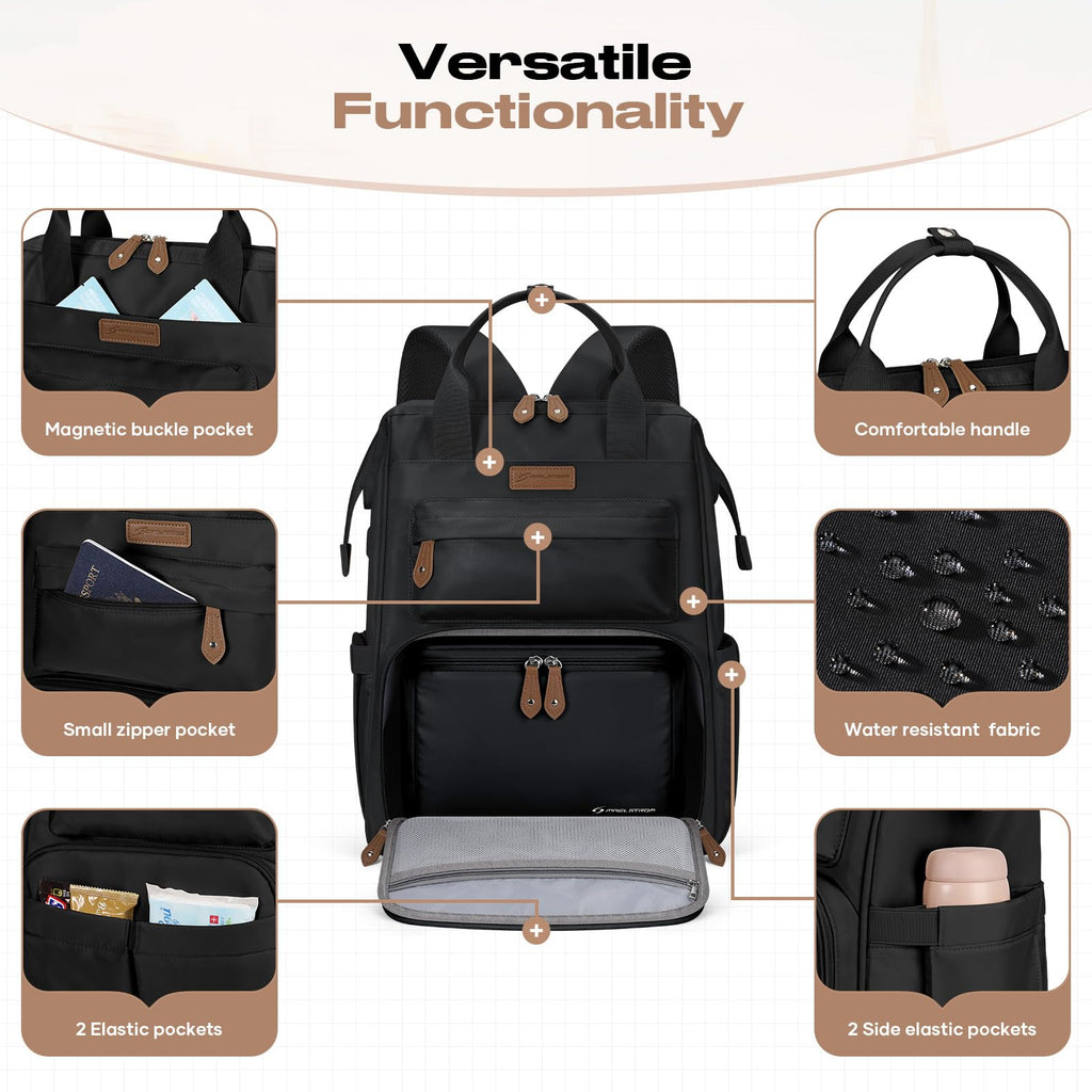 15.6-17.3" Laptop Backpack with Lunch Box Z458