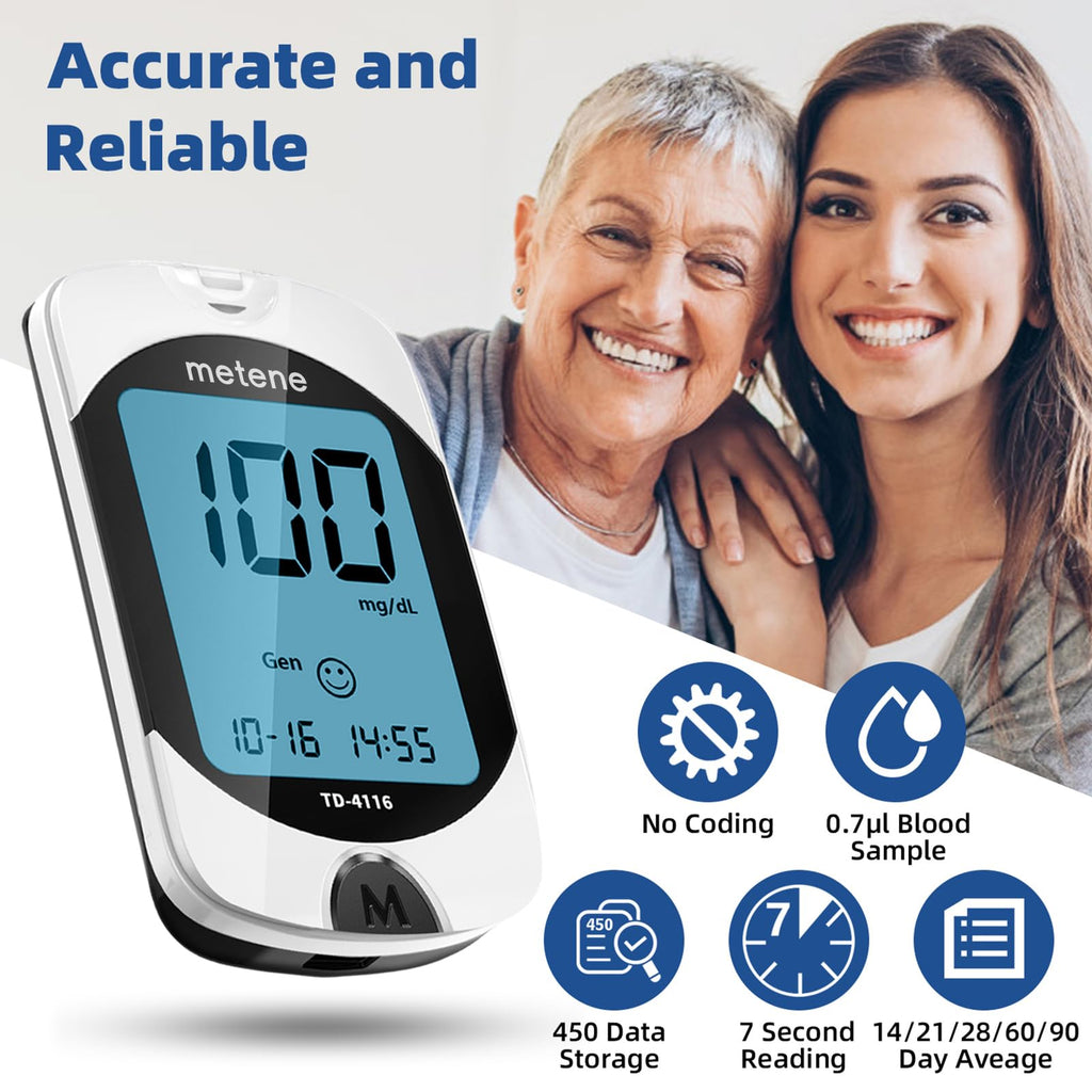 Blood Glucose Monitor Kit & 300 Test Strips B9329