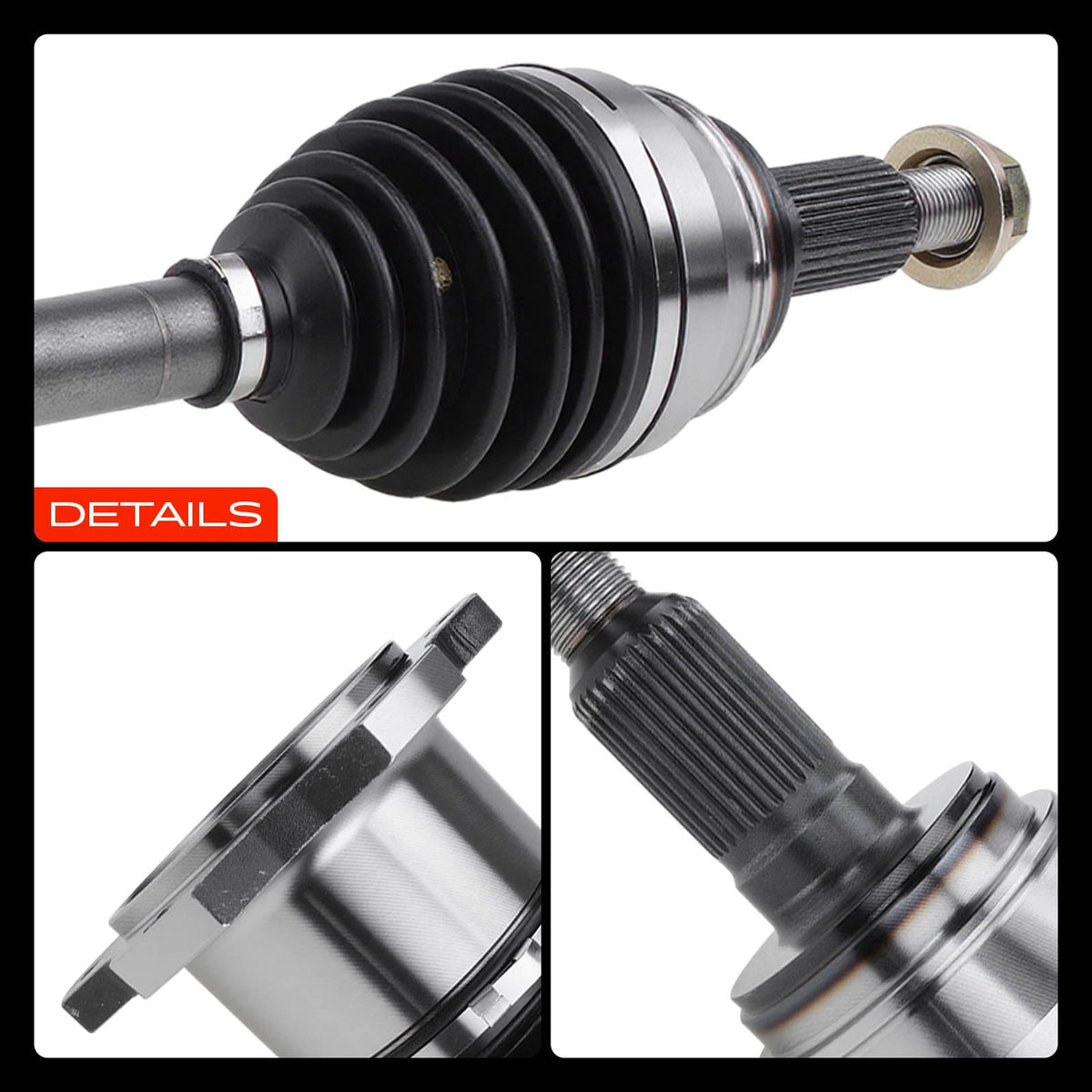 Set of 2 Front CV Axle Shaft Assembly V732723