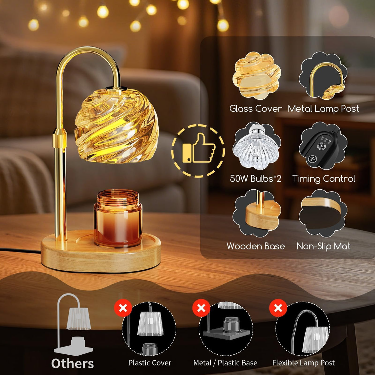 Candle Warmer Lamp with Timer Z677931