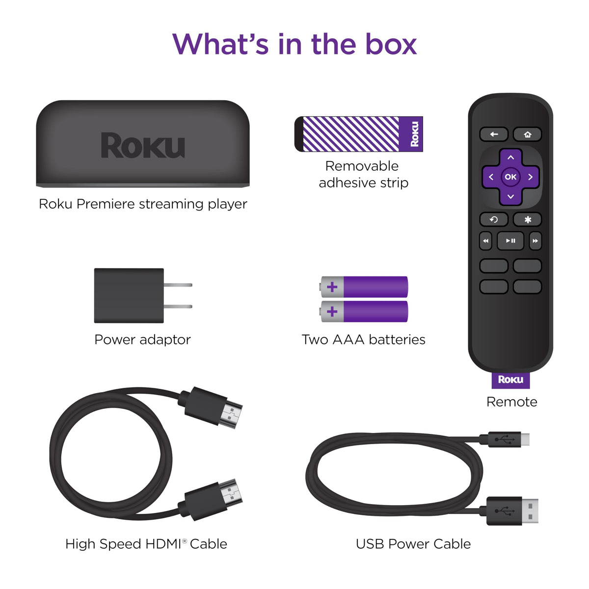 4K HDR Streaming Media Player with HDMI Cable K974