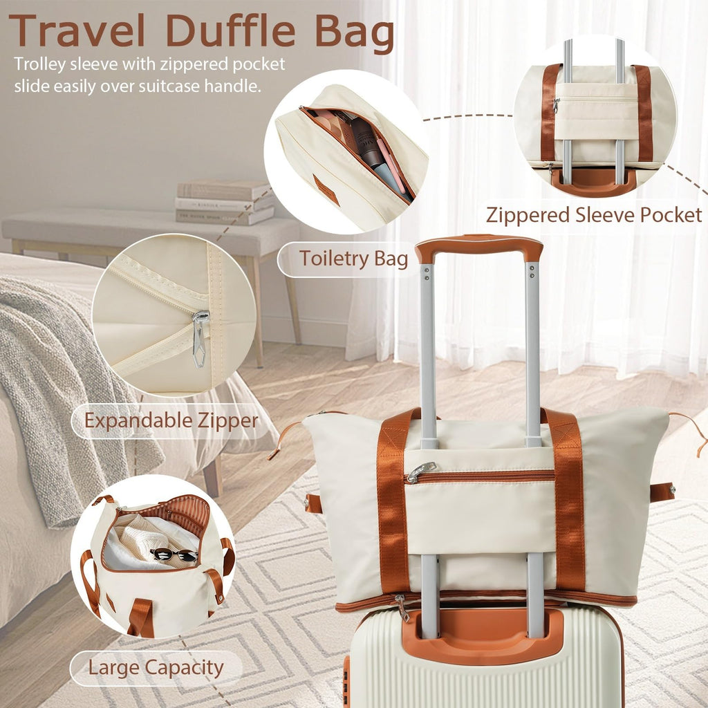 3 Piece Hardside Spinner Luggage Set with TSA Lock J10822