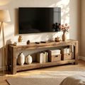 63" Solid Wood TV Stand D1897