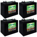 6V AGM Sealed Deep Cycle Battery 220Ah 4 Pack D534222
