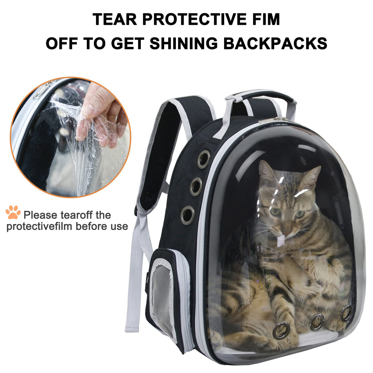 Airline Approved Bubble Cat Backpack Z65580