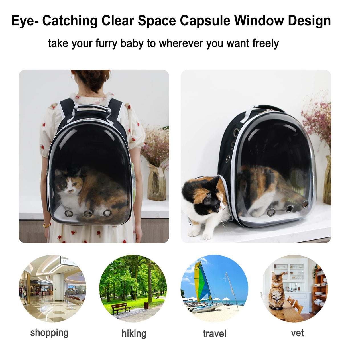 Airline Approved Bubble Cat Backpack Z65580