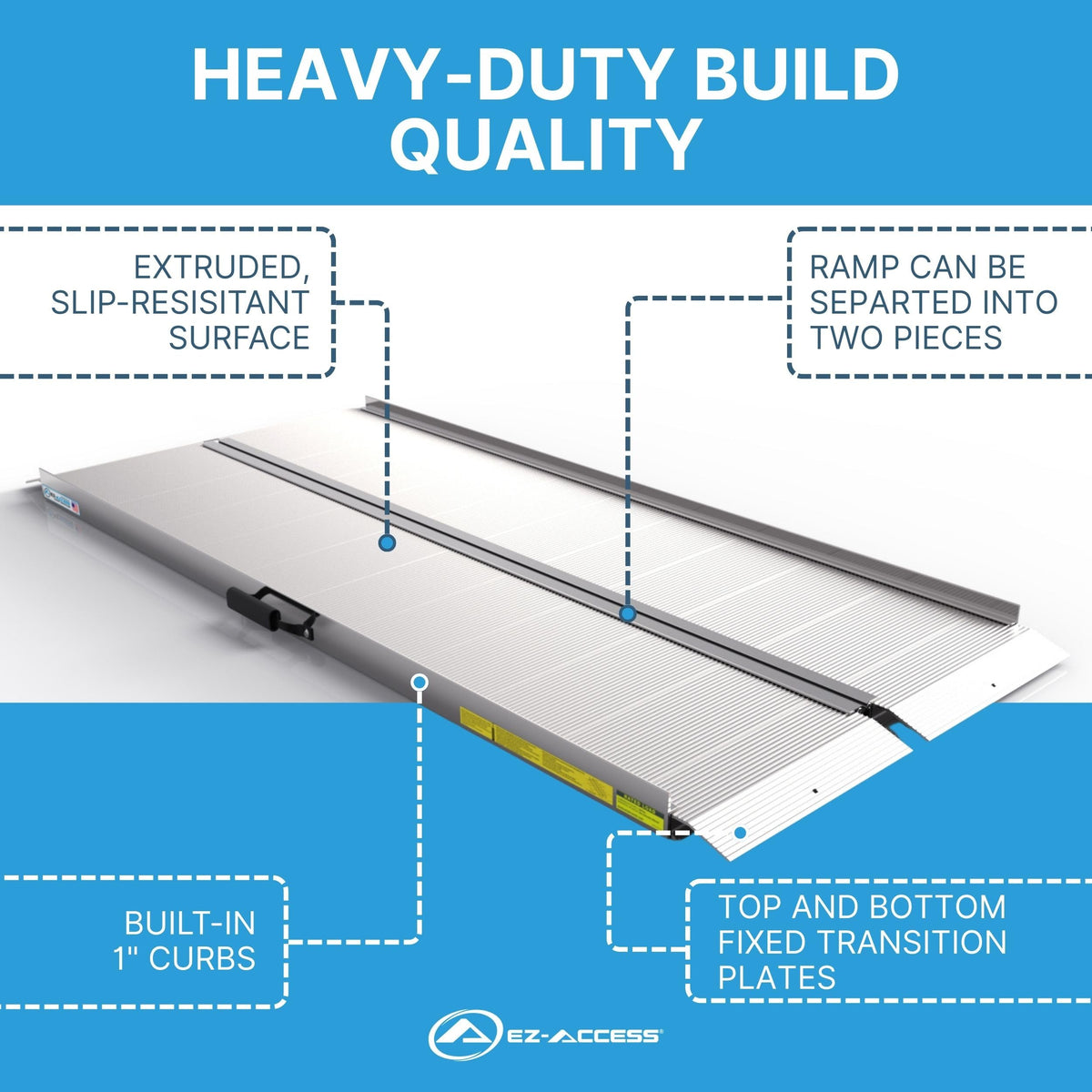 Aluminum Singlefold Folding Ramp O9094