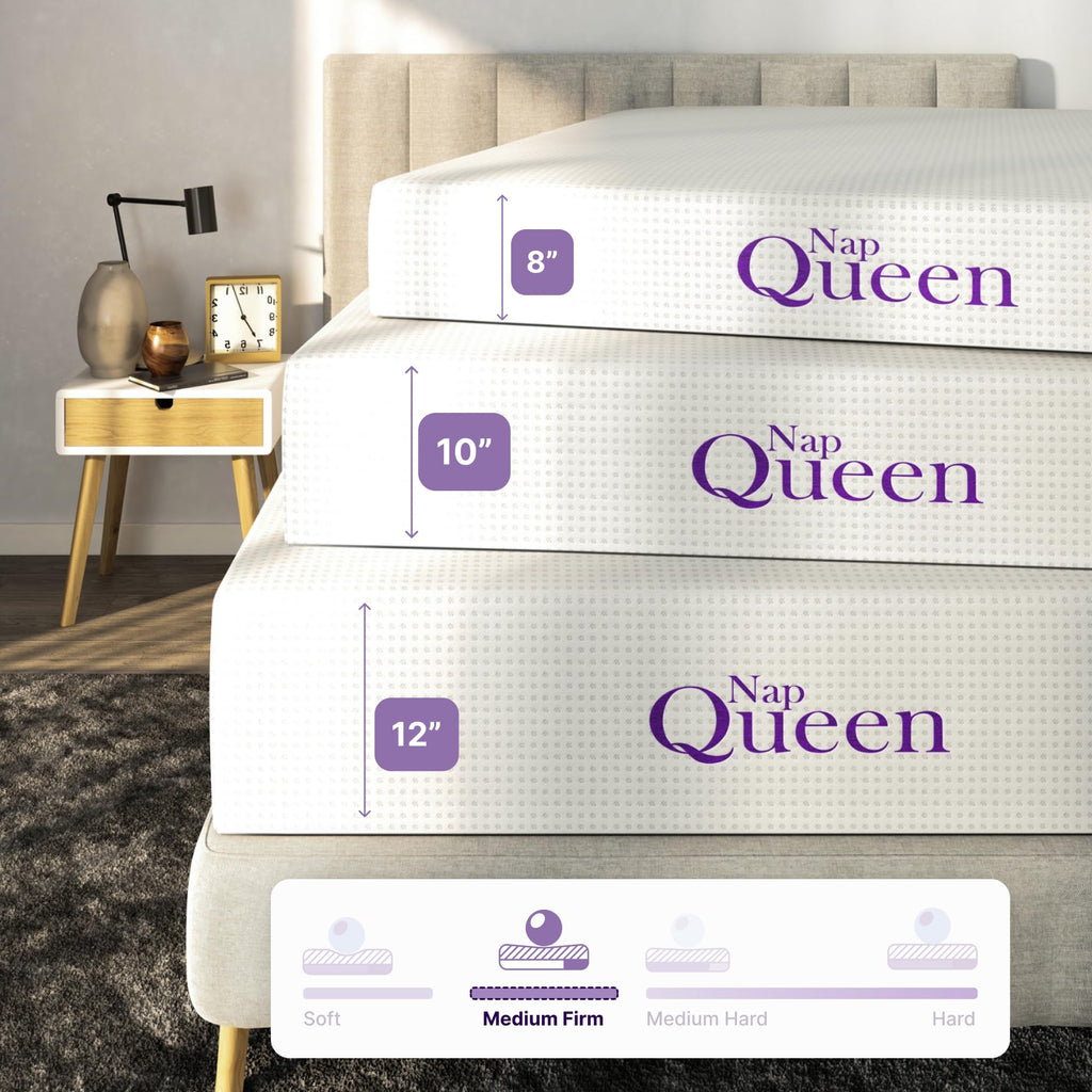 8 Inch Twin Size Bamboo Charcoal Memory Foam Mattress S4052