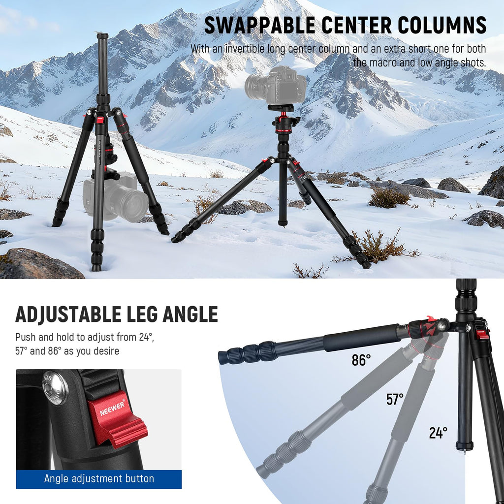Carbon Fiber Travel Tripod Monopod P3200