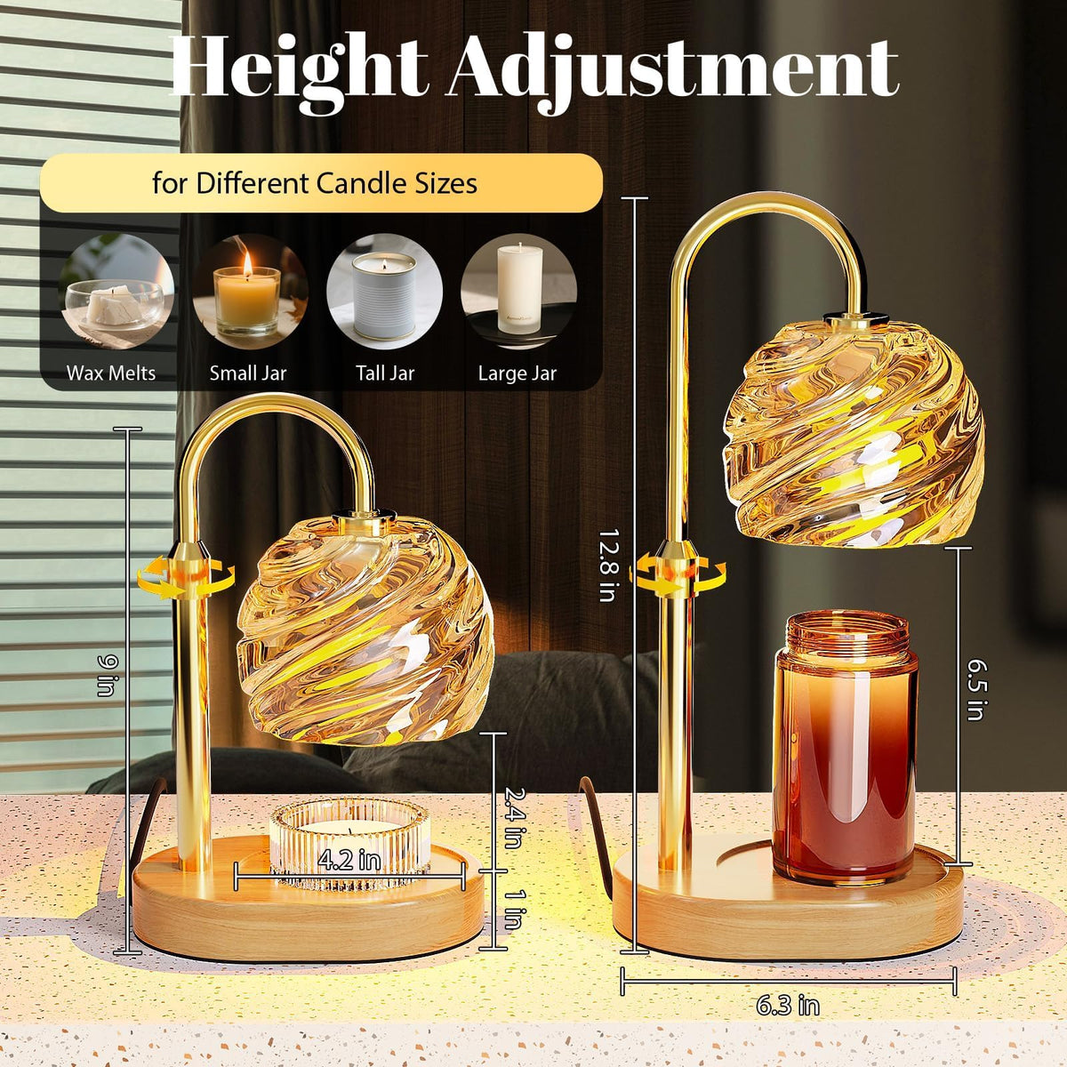 Candle Warmer Lamp with Timer Z677931