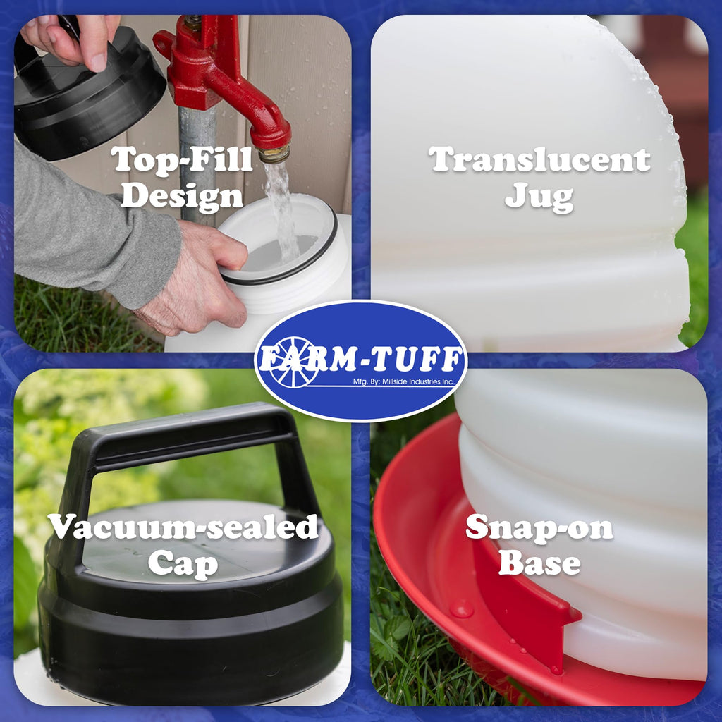 7 Gallon BPA-Free Plastic Hanging Chicken Waterer X58477
