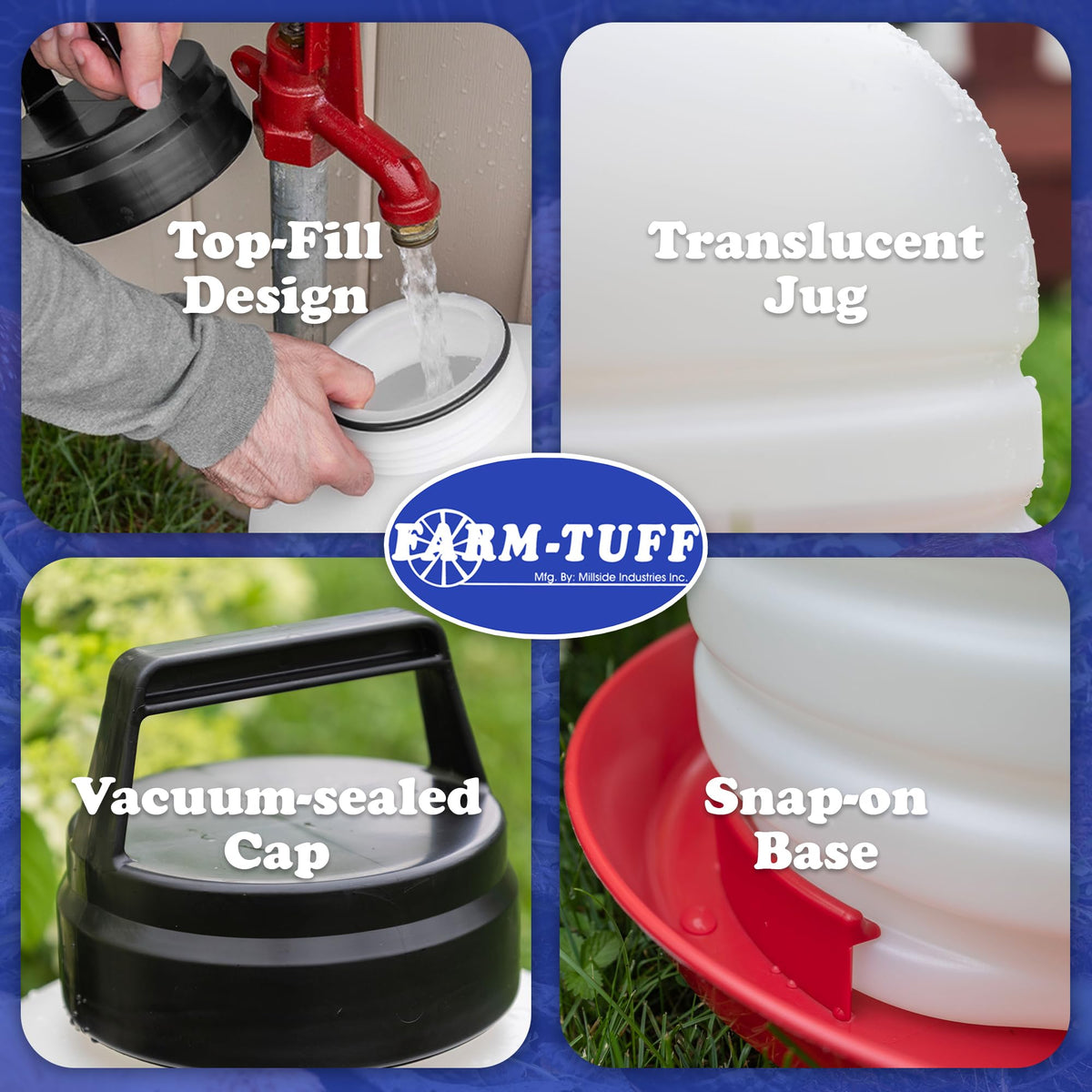 7 Gallon BPA-Free Plastic Hanging Chicken Waterer X58477