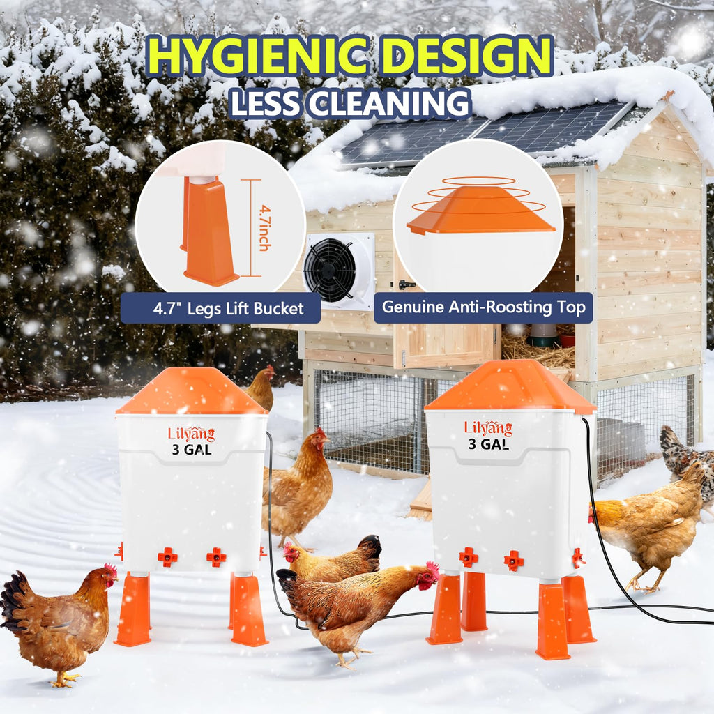 Heated Chicken Waterer 3 Gallon G6314