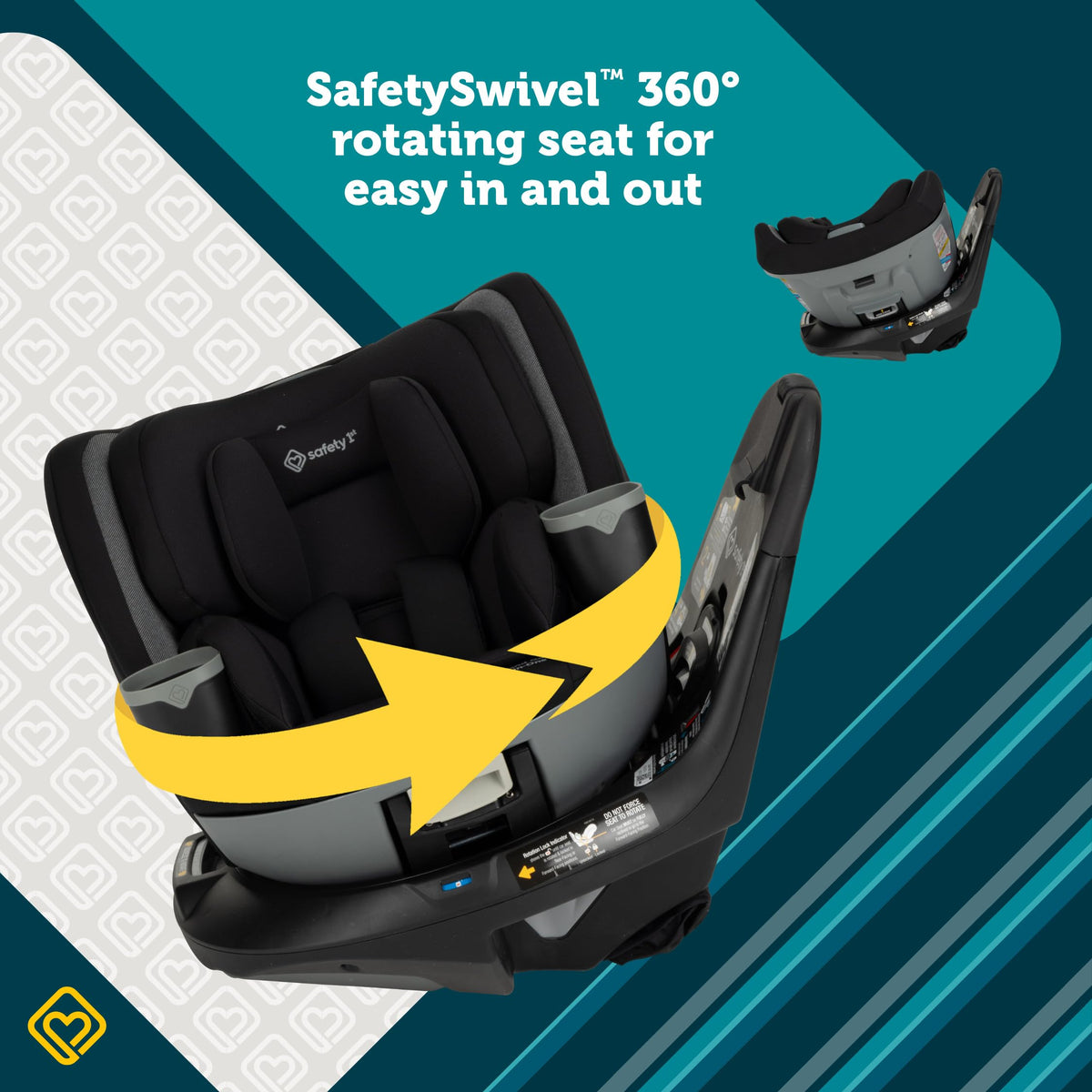 Black Convertible Car Seat F57387