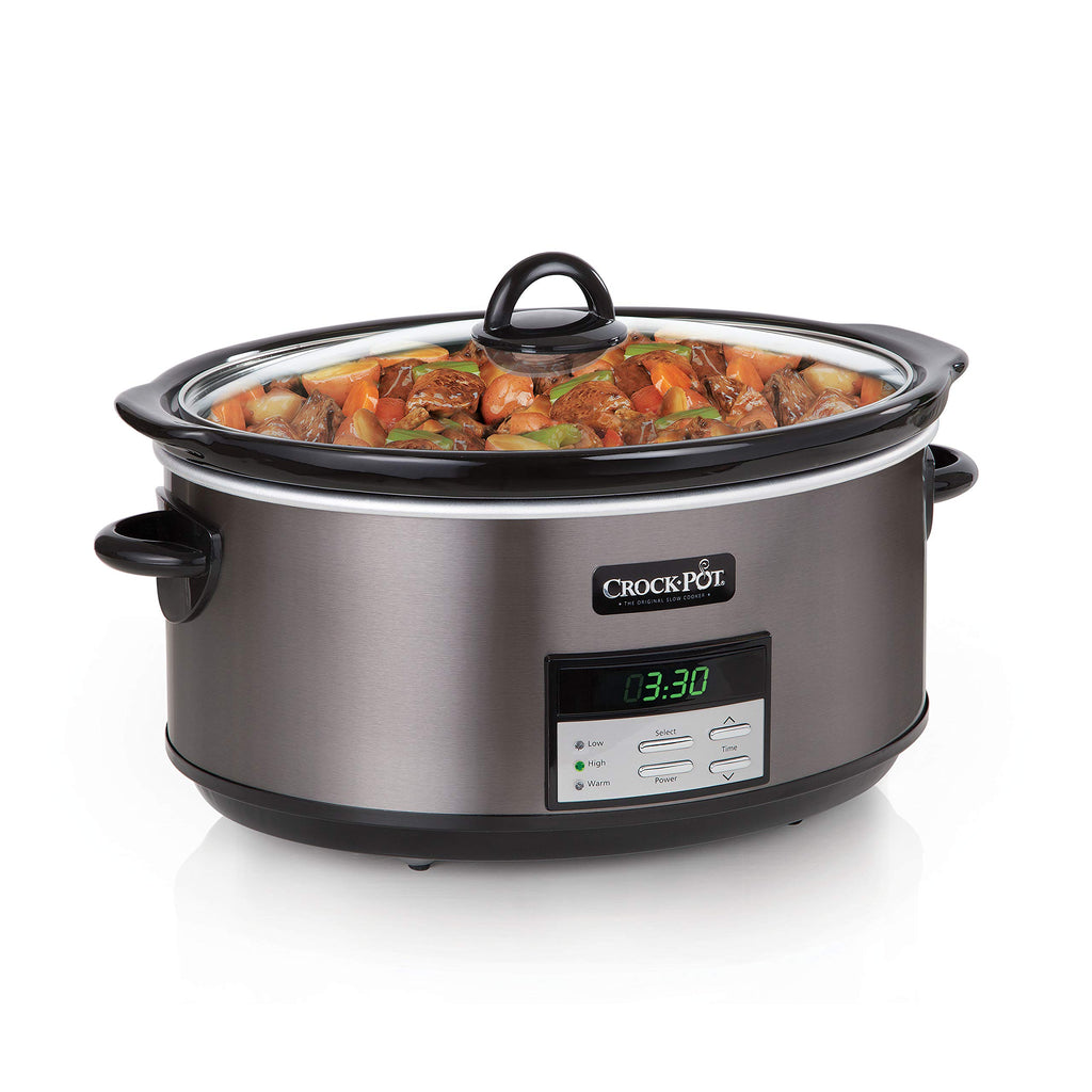 8 Quart Programmable Slow Cooker + 7 Quart Oval Manual Slow Cooker, Stainless Steel A789218