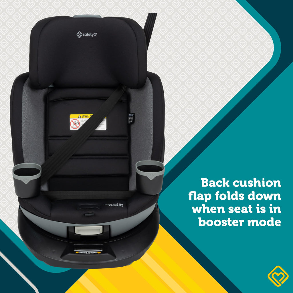 Black Convertible Car Seat F57387