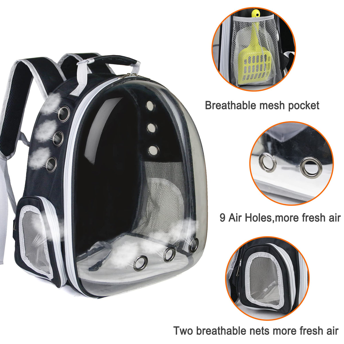 Airline Approved Bubble Cat Backpack Z65580