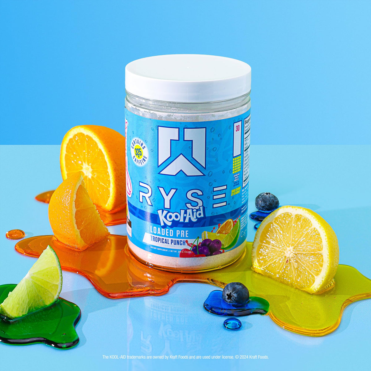 Pre Workout Powder Tropical Punch 300mg Caffeine 30 Servings N261589