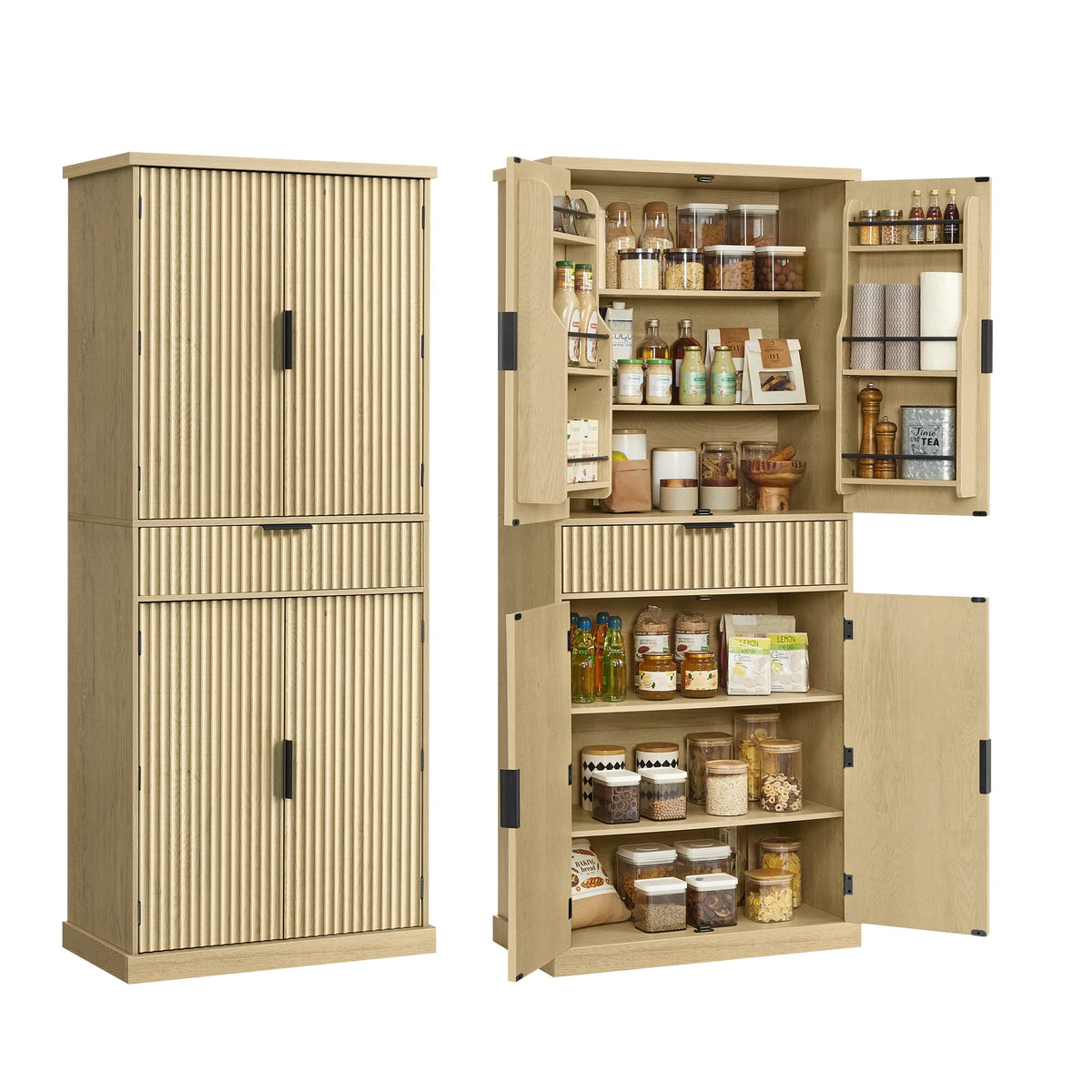 Freestanding Tall Cabinet with Drawer P319