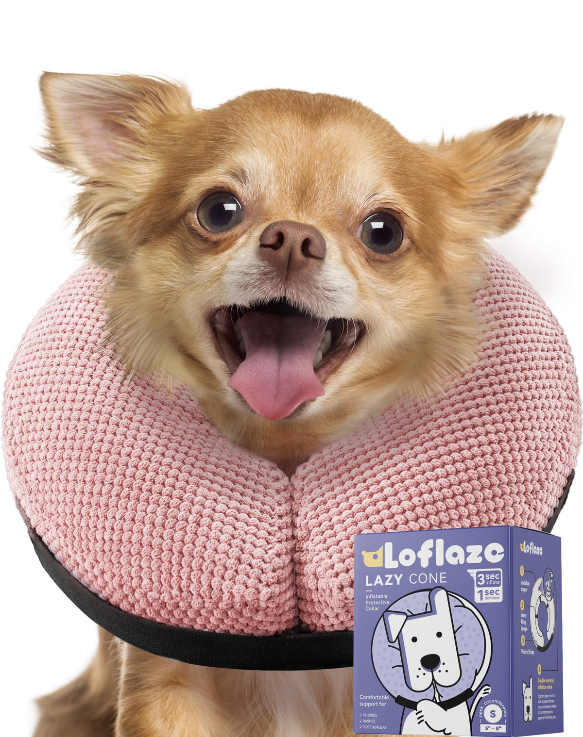 Soft Inflatable Dog Cone Collar I41619