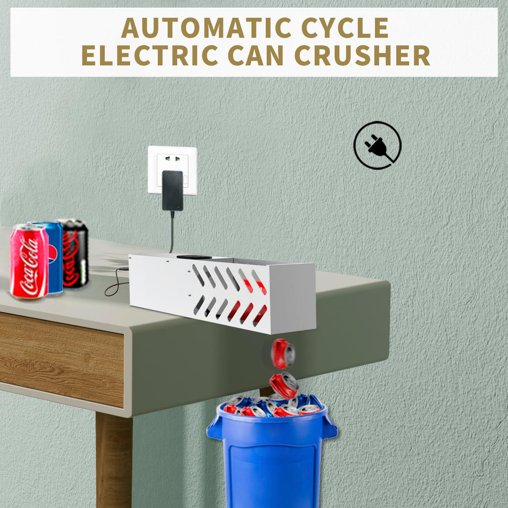 Electric Can Crusher for 12oz & 16oz Cans V5229